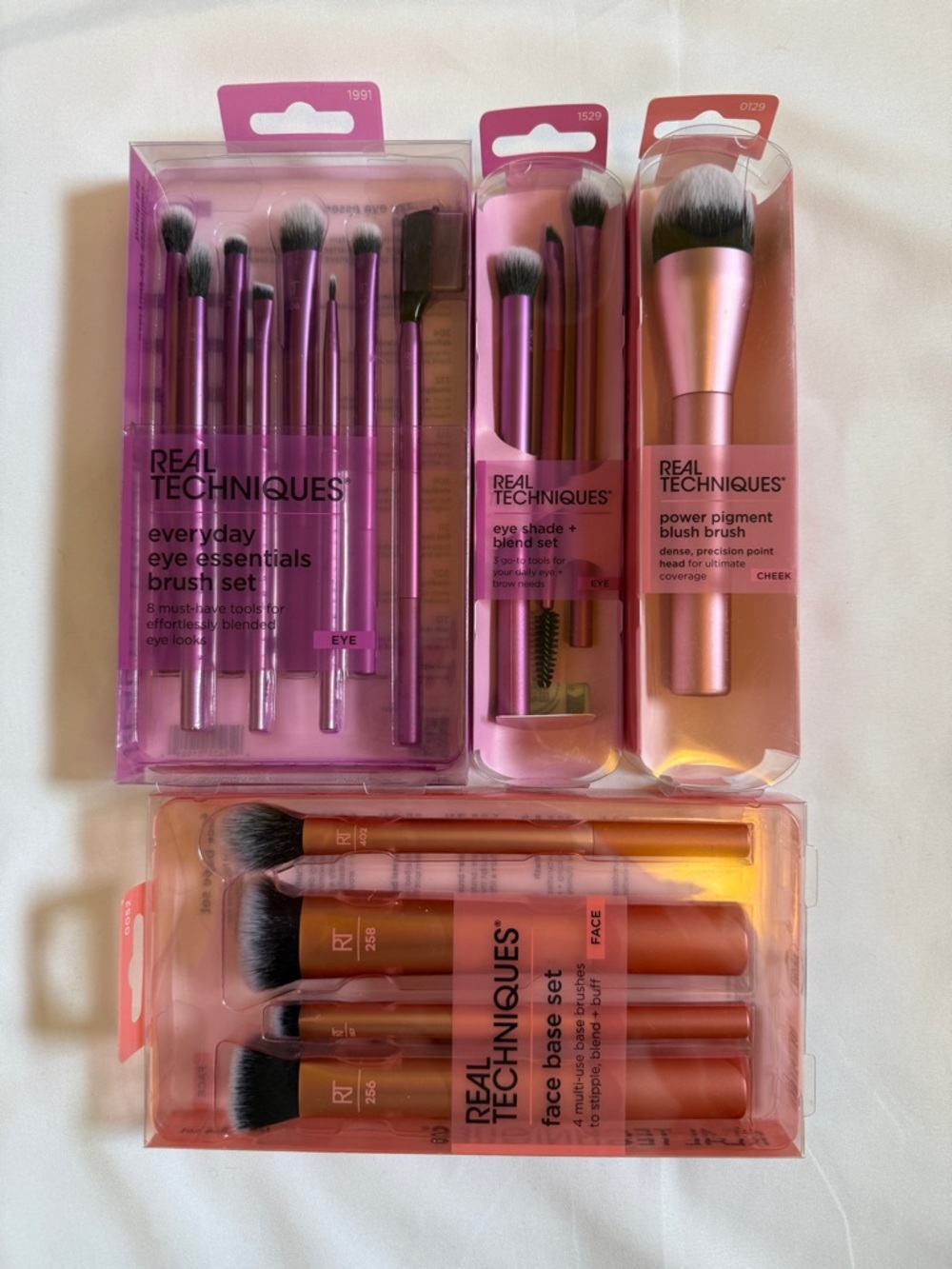 Makeup Brush Bundle NEW Eye Essentials Face Base Blush Brush Set Full Kit